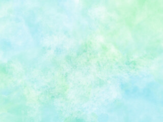 水彩風のぼかしが綺麗なブルー系背景素材