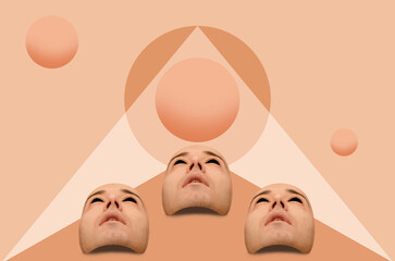 Faces With A Black Eyes