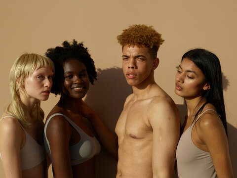 A group of diverse friends
