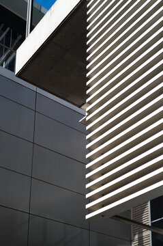 Architectural detail of modern office building