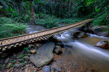 Khunkorn waterfall at Chiangrai Thailand, Famous destination in Thailand