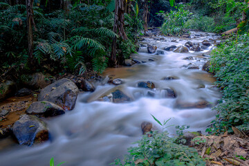 Khunkorn waterfall at Chiangrai Thailand, Famous destination in Thailand