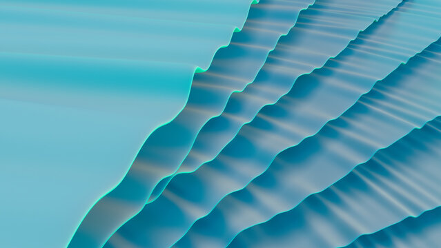 Wavy sheets.