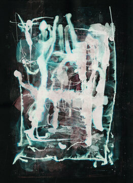 Abstract Painting in Mixed Media