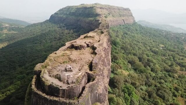 Orbiting aerial: Vinchu Kada is fortified extention of old Lohgad fort