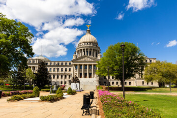 The Mississippi Capitol Building in Jackson, MS