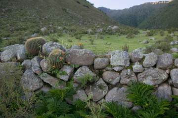 Piedras apiladas en la montaña