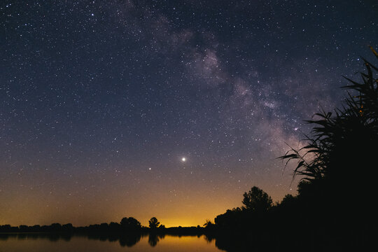 The milky way after sunset