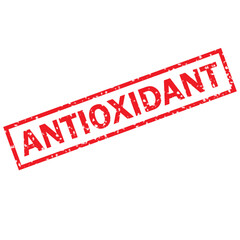 antioxidant red grunge rubber stamp on white background. antioxidant stamp sign. antioxidant sign.