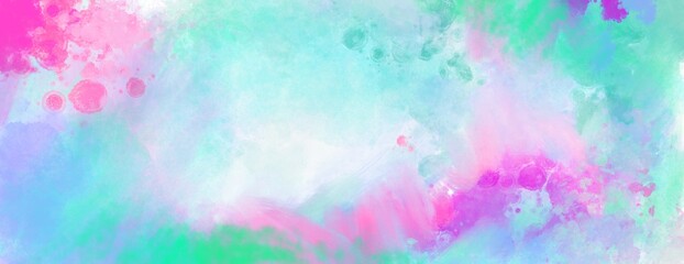 Hand Painted Modern abstract Screened Lo Fi Painterly background of splotch and gradient colors