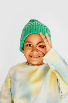 Little Boy with Green Cap