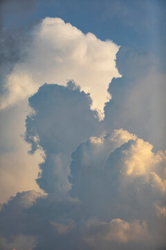 Dramatic cloudscape forming in Late Afternoon 