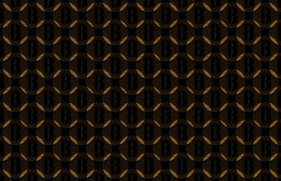 Texture, bitcoin symbol is hardly visible