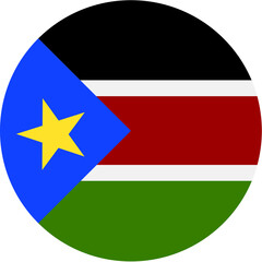 south sudan Flag Vector