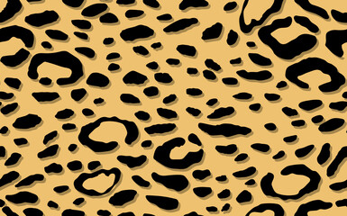 Abstract modern leopard seamless pattern. Animals trendy background. Color decorative vector stock illustration for print, card, postcard, fabric, textile. Modern ornament of stylized skin