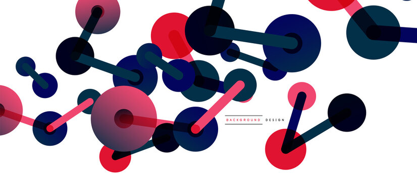 Network concept abstract background. Dots connection. Big data idea. Business template for wallpaper, banner, background or landing