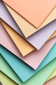 Colorful triangle paper background