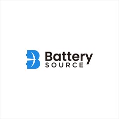 Minning Battery Energy Resource Logo Design .Modern Icon for Power, Electric, and Sustainable Energy with Green Eco-Friendly Concept and Technology."t.