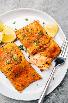 Flaky Blackened Salmon filets