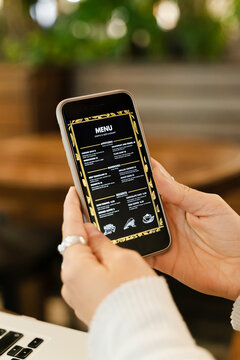 Restaurant Menu On Mobile