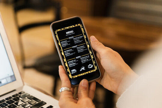 Restaurant Menu On Mobile