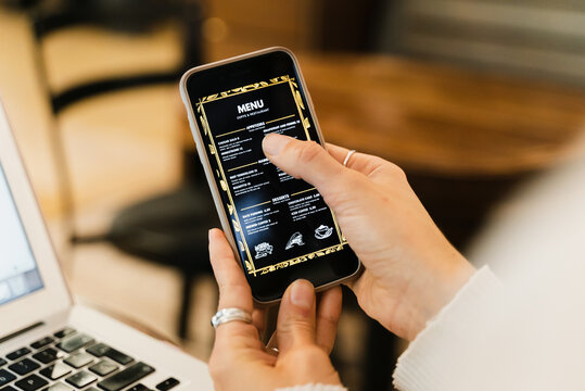 Restaurant Menu On Mobile
