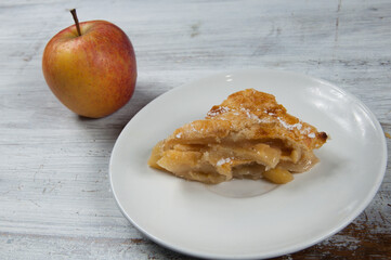 apple pie on a board