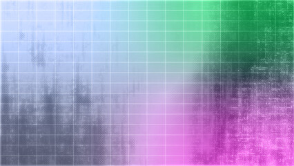 Abstract glitch art grid background image.