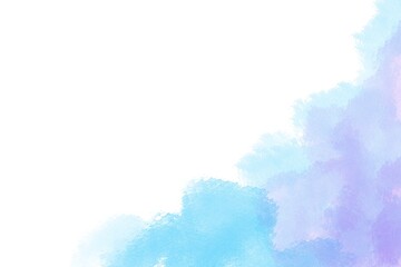Abstract modern blue purple background. Watercolor illustration.