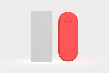 Silent Ultrasonic Fleas Ants Mice Pest Reseller, Mosquito Repellent Insect Removal, Mosquito Killer Protect Bedroom Living Room. 3d illustration