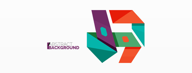 Abstract line and triangle background. Creative geometric abstract backdrop. Business template for wallpaper, banner, background or landing