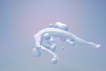 Iridiscent levitation