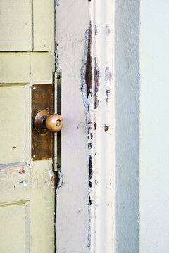 Worn door handle
