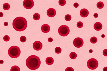 Red blood cells illustration