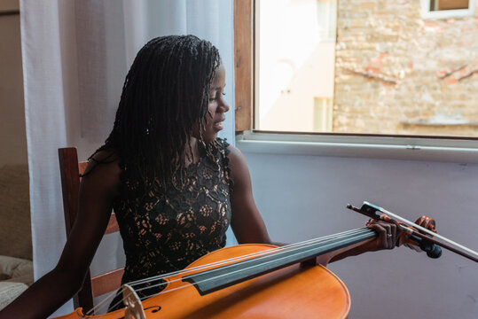 Girl with cello