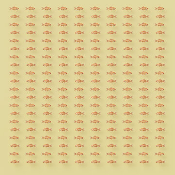 Repeating patterns: goldfish