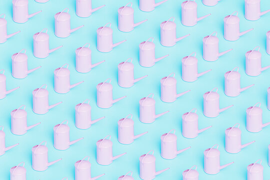 Repeating patterns: watering cans