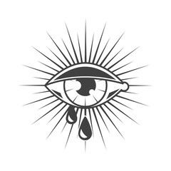 tattoo crying eye