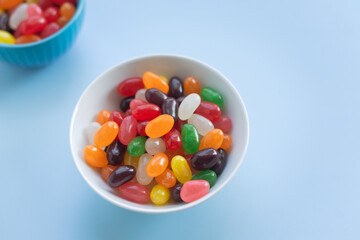 Jelly beans in bowl