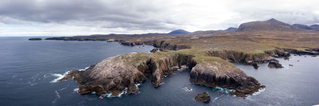 Isle of Lewis Mangursta coast Scotland
