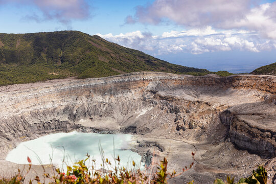  Poas Volcano landscape near San Jose, Costa Rica 
