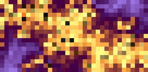 Pixel Art background. Abstract texture. Color Pixel Pattern