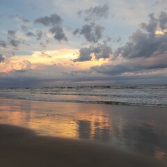 Fototapeta premium sunset on the beach