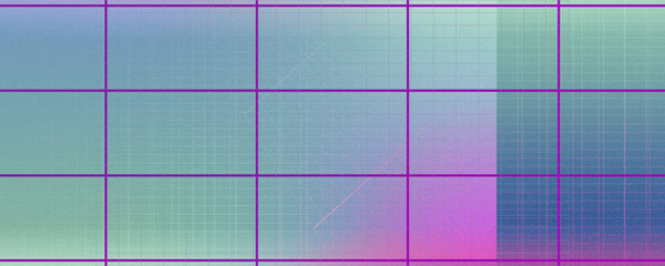 Abstract glitch art grid background image.