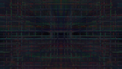 Abstract glitch art grid background image.
