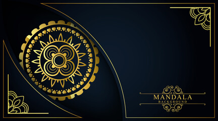 Decorative Luxury Mandala Background Vector eps 10. gold, elegant, luxury, ornament, ornamental, royal, wedding, mandala