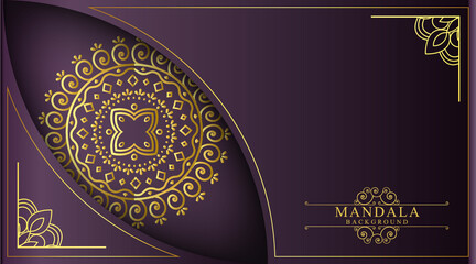 Luxury mandala background with golden arabesque pattern Arabic Islamic east style. Ramadan Style Decorative mandala. Mandala for print, poster, cover, brochure, flyer, banner, gold, elegant vector eps