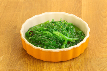 Japanese traditional seaweed salad Chukka