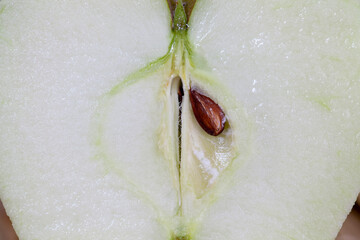 slicing apples while cooking apples