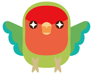 コザクラインコ　期待　ワクワク